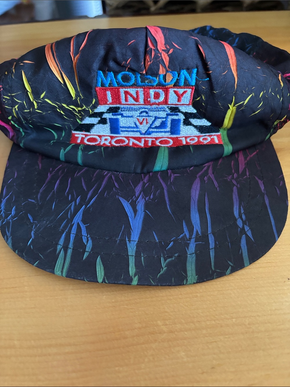4 for $25- Vintage Molson Indy Toronto 1991 Neon Logo Snapback Hat